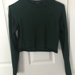 forever 21 green top